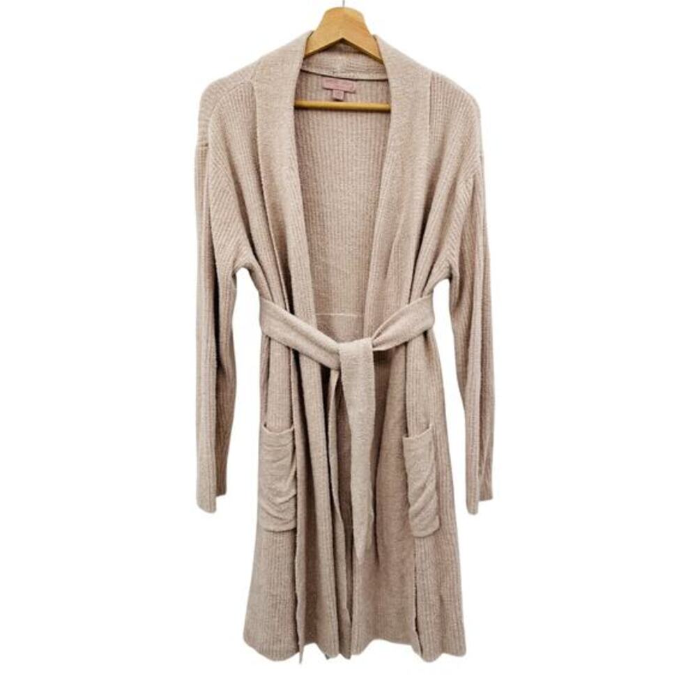 Barefoot Dreams tan pink robe L/XL